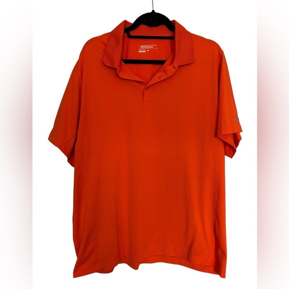 Nike Golf Tour Performance Dri Fit Orange XL - Picture 5 of 8